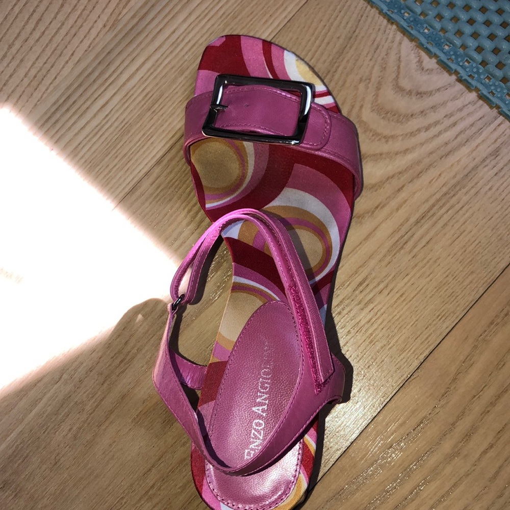 Enzo Angiolini Tanise Wild Pink Patent Leather